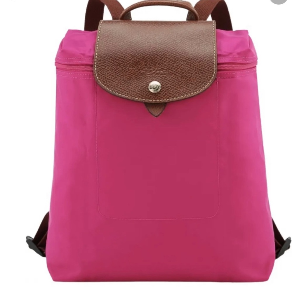 Nylon longchamp book bag